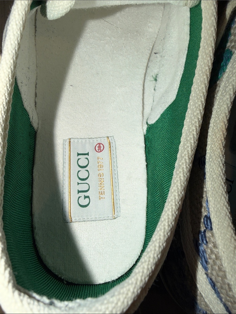 Gucci Multicolor GG Canvas Low-Top Sneakers - Picture 10 of 13